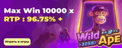 Слот Wild Ape в казино LuckyBear Слот Wild Ape в казино LuckyBear